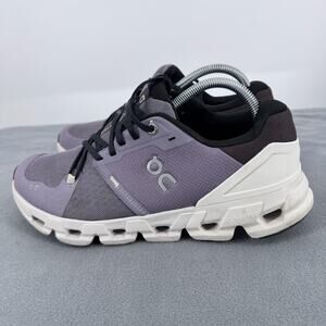 On Cloudflyer 4 Shoes Womens Size 10 Purple Running CloudTec Swiss Eng Sneakers